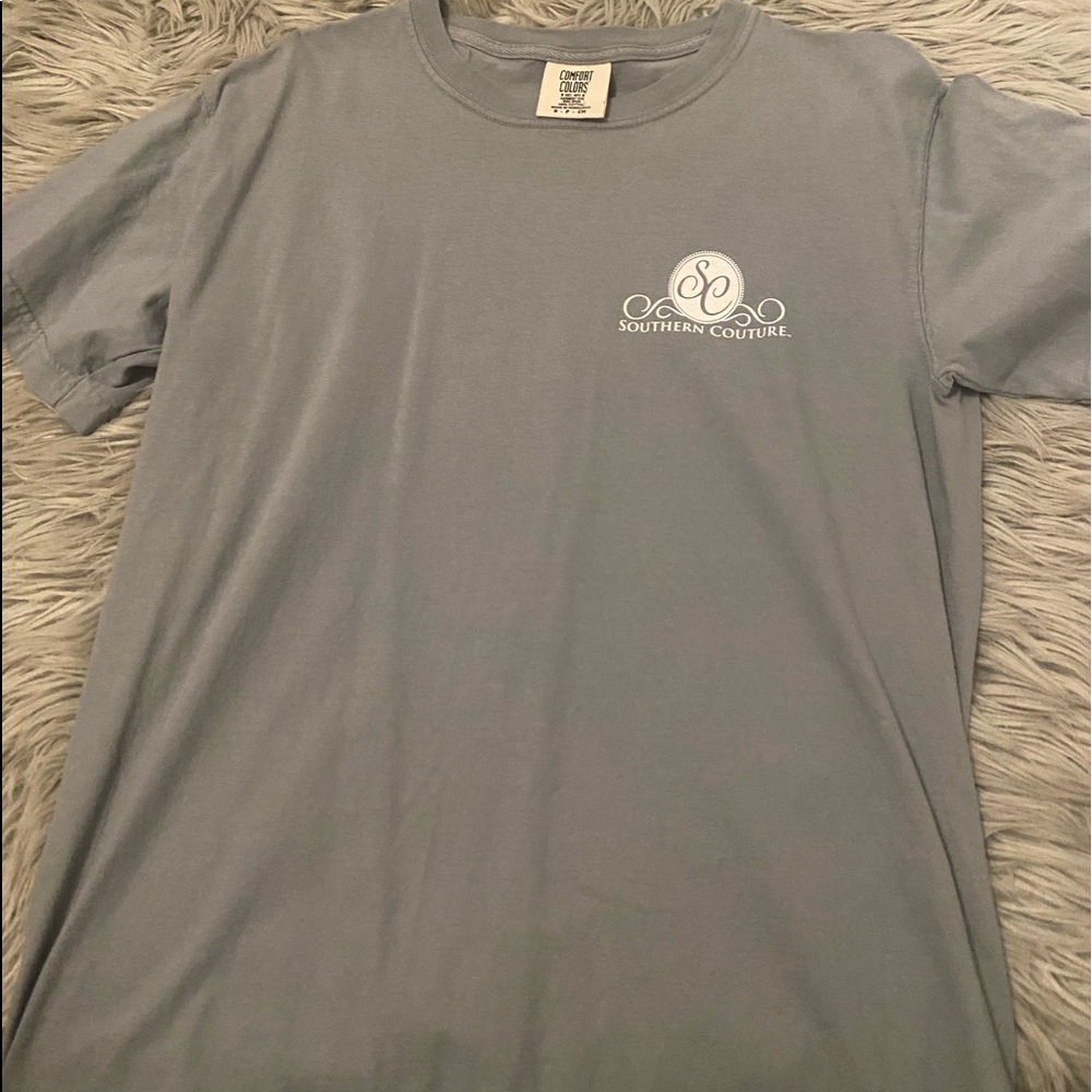 southern couture grey tee